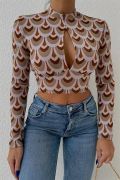 Autumn Cut Out Bluz 3018-08 resmi